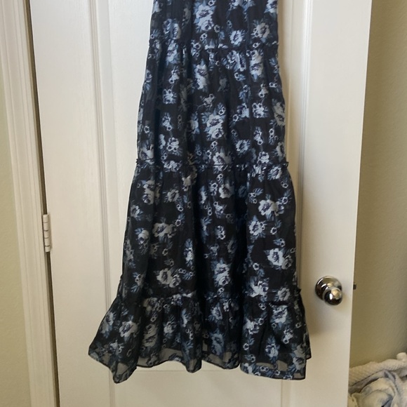 Kate Spade Blue Floral Formal / Semi Formal Dress - Picture 3 of 8